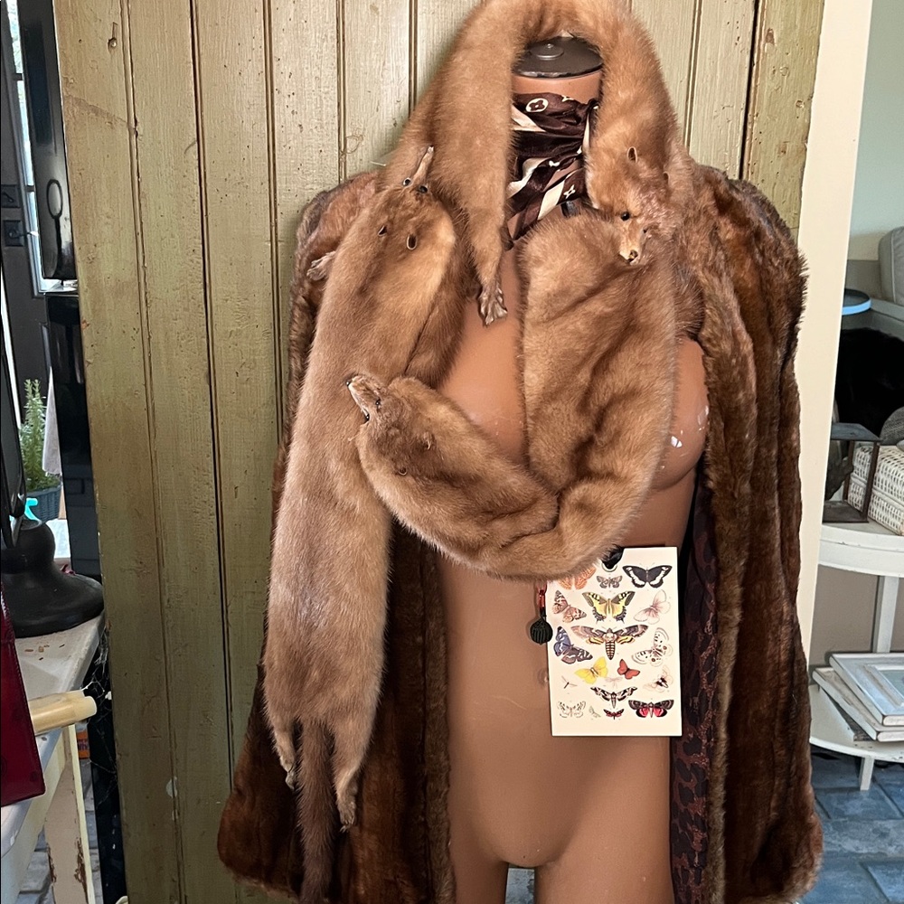 Harrods Real Mink wrap